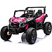 Дитяча акумуляторна машинка баггі UTV X3 Off-Road рожева