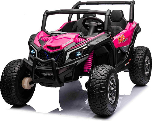Дитяча акумуляторна машинка баггі UTV X3 Off-Road рожева Дитяча акумуляторна машинка баггі UTV X3 Off-Road рожева
