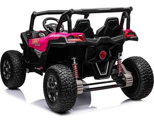 Дитяча акумуляторна машинка баггі UTV X3 Off-Road рожева Дитяча акумуляторна машинка баггі UTV X3 Off-Road рожева