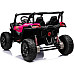Дитяча акумуляторна машинка баггі UTV X3 Off-Road рожева