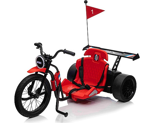 Дитяча акумуляторна машинка DRIFT BIKE 21 Червона