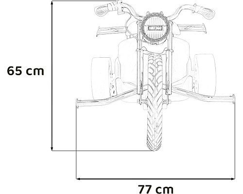 Дитяча акумуляторна машинка DRIFT BIKE 21 Червона
