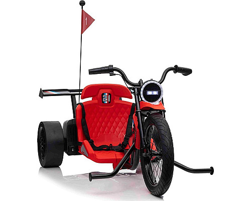 Дитяча акумуляторна машинка DRIFT BIKE 21 Червона