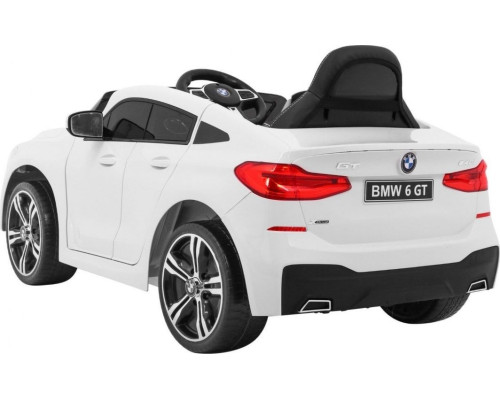 Дитяча акумуляторна машинка BMW 6 GT Біла