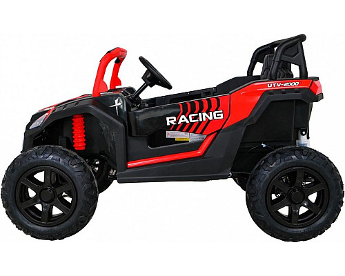 Дитяча акумуляторна машинка Баггі Strong Racing ATV для 2 дітей Червона Дитяча акумуляторна машинка Баггі Strong Racing ATV для 2 дітей Червона