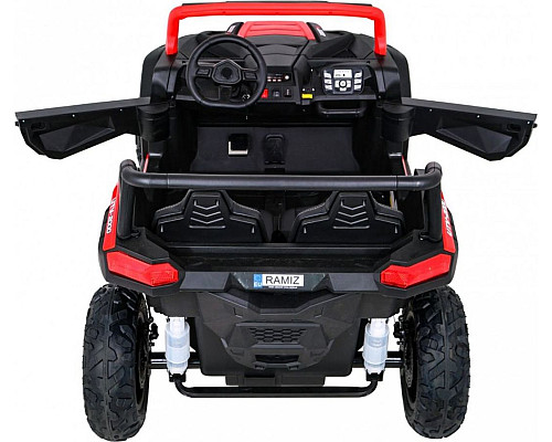Дитяча акумуляторна машинка Баггі Strong Racing ATV для 2 дітей Червона Дитяча акумуляторна машинка Баггі Strong Racing ATV для 2 дітей Червона