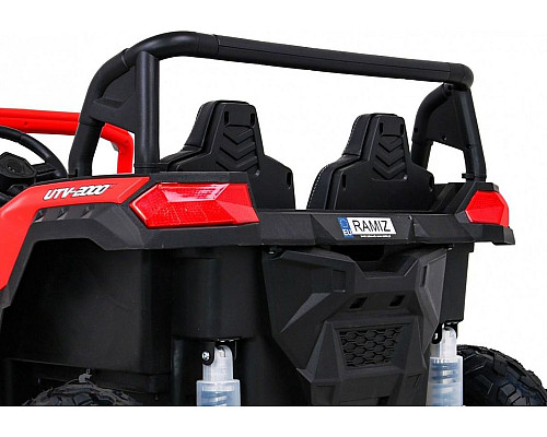 Дитяча акумуляторна машинка Баггі Strong Racing ATV для 2 дітей Червона Дитяча акумуляторна машинка Баггі Strong Racing ATV для 2 дітей Червона