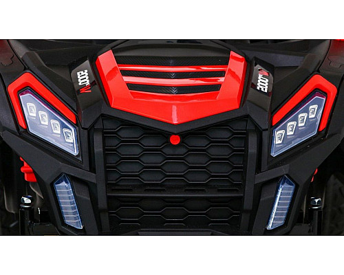Дитяча акумуляторна машинка Баггі Strong Racing ATV для 2 дітей Червона Дитяча акумуляторна машинка Баггі Strong Racing ATV для 2 дітей Червона