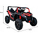 Дитяча акумуляторна машинка Баггі Strong Racing ATV для 2 дітей Червона