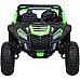 Дитяча акумуляторна машинка Баггі Strong Racing ATV для 2 дітей Зелена