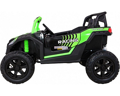 Дитяча акумуляторна машинка Баггі Strong Racing ATV для 2 дітей Зелена Дитяча акумуляторна машинка Баггі Strong Racing ATV для 2 дітей Зелена