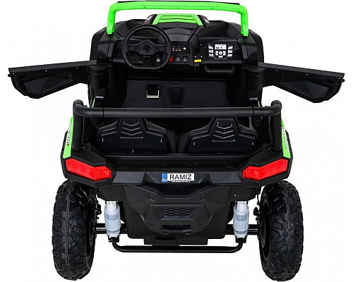 Дитяча акумуляторна машинка Баггі Strong Racing ATV для 2 дітей Зелена Дитяча акумуляторна машинка Баггі Strong Racing ATV для 2 дітей Зелена