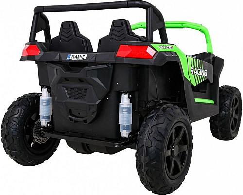 Дитяча акумуляторна машинка Баггі Strong Racing ATV для 2 дітей Зелена Дитяча акумуляторна машинка Баггі Strong Racing ATV для 2 дітей Зелена