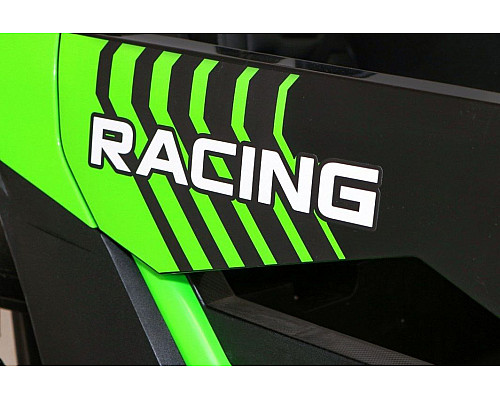 Дитяча акумуляторна машинка Баггі Strong Racing ATV для 2 дітей Зелена Дитяча акумуляторна машинка Баггі Strong Racing ATV для 2 дітей Зелена