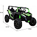Дитяча акумуляторна машинка Баггі Strong Racing ATV для 2 дітей Зелена