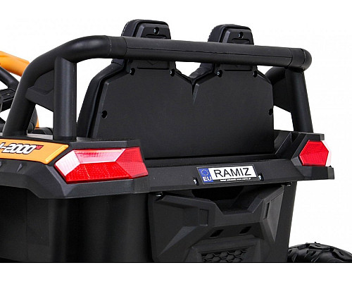 Дитяча акумуляторна машинка Баггі UTV 2000M Racing Battery Car, помаранчева Дитяча акумуляторна машинка Баггі UTV 2000M Racing Battery Car, помаранчева