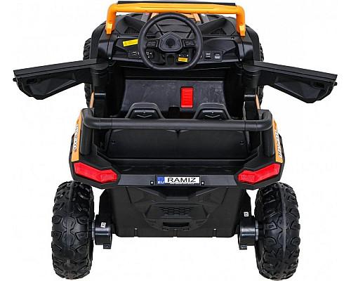 Дитяча акумуляторна машинка Баггі UTV 2000M Racing Battery Car, помаранчева Дитяча акумуляторна машинка Баггі UTV 2000M Racing Battery Car, помаранчева