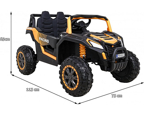 Дитяча акумуляторна машинка Баггі UTV 2000M Racing Battery Car, помаранчева Дитяча акумуляторна машинка Баггі UTV 2000M Racing Battery Car, помаранчева