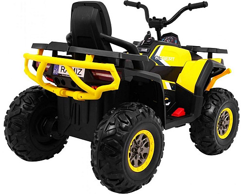 Дитячий акумуляторний квадроцикл Quad ATV Desert Жовтий Дитячий акумуляторний квадроцикл Quad ATV Desert Жовтий