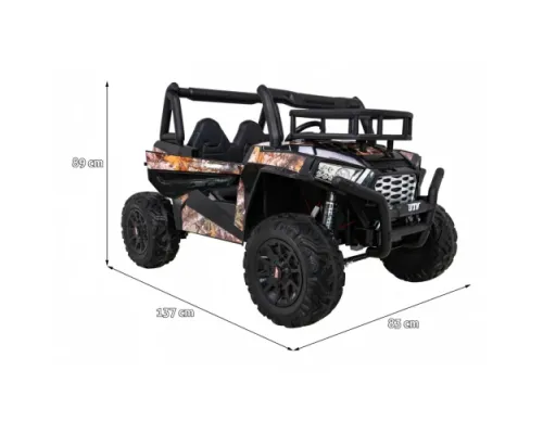 Дитяча акумуляторна машинка баггі UTV Roadster Black