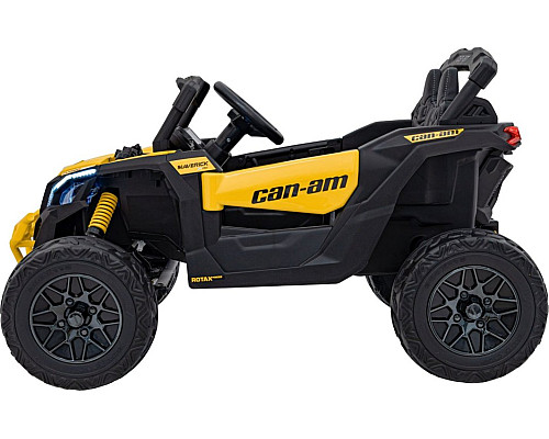 Дитячий акумуляторний квадроцикл CAN-AM Maverick Жовтий Дитячий акумуляторний квадроцикл CAN-AM Maverick Жовтий