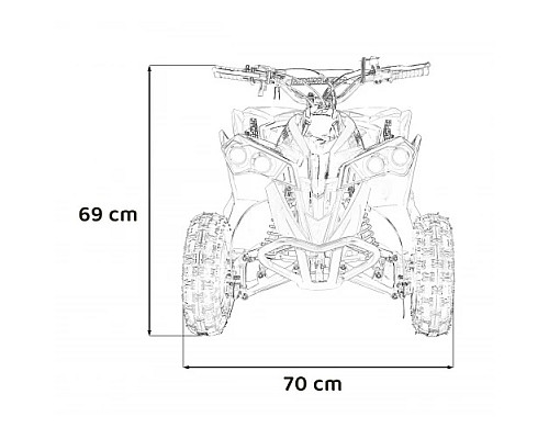 Дитячий акумуляторний квадроцикл RENEGADE HIPERFECT 49CC Зелений Дитячий акумуляторний квадроцикл RENEGADE HIPERFECT 49CC Зелений
