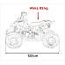 Дитячий акумуляторний квадроцикл RENEGADE HIPERFECT 110CC Зелений