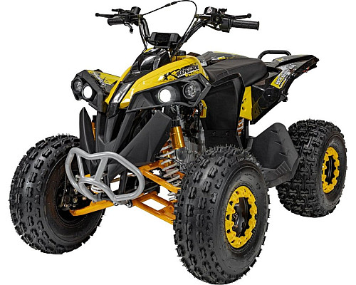 Дитячий акумуляторний квадроцикл RENEGADE HIPERFECT 125CC Жовтий Дитячий акумуляторний квадроцикл RENEGADE HIPERFECT 125CC Жовтий