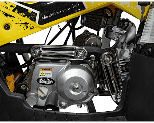 Дитячий акумуляторний квадроцикл RENEGADE HIPERFECT 125CC Жовтий Дитячий акумуляторний квадроцикл RENEGADE HIPERFECT 125CC Жовтий