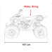 Дитячий акумуляторний квадроцикл RENEGADE HIPERFECT 125CC Червоний