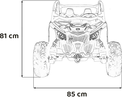 Дитяча акумуляторна машинка Баггі Maverick Turbo RR Green
