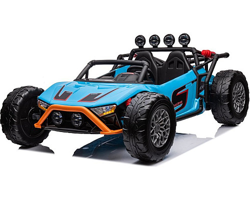 Дитяча акумуляторна машинка Buggy Racing 5 синя