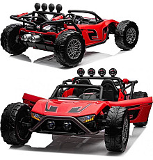 Дитяча акумуляторна машинка Buggy Racing 5 червона