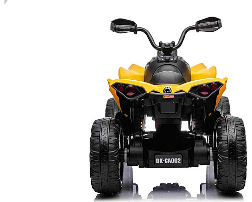 Дитячий акумуляторний квадроцикл Maverick Quad Жовтий