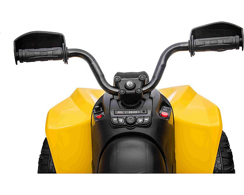 Дитячий акумуляторний квадроцикл Maverick Quad Жовтий