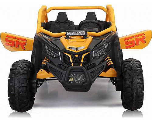 Дитяча акумуляторна машинка Баггі SR SUPER 66 Жовта Дитяча акумуляторна машинка Баггі SR SUPER 66 Жовта