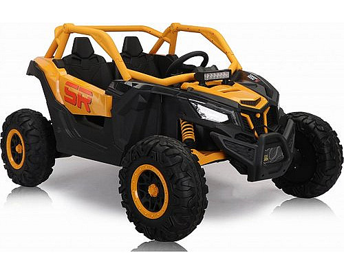 Дитяча акумуляторна машинка Баггі SR SUPER 66 Жовта Дитяча акумуляторна машинка Баггі SR SUPER 66 Жовта