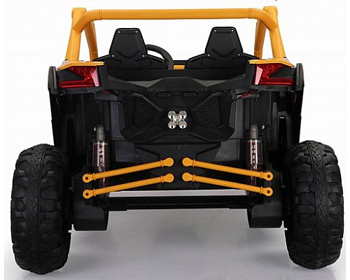 Дитяча акумуляторна машинка Баггі SR SUPER 66 Жовта Дитяча акумуляторна машинка Баггі SR SUPER 66 Жовта