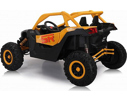 Дитяча акумуляторна машинка Баггі SR SUPER 66 Жовта Дитяча акумуляторна машинка Баггі SR SUPER 66 Жовта
