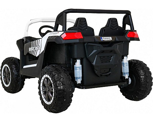 Дитяча акумуляторна машинка Баггі Strong Racing ATV для 2 дітей Біла Дитяча акумуляторна машинка Баггі Strong Racing ATV для 2 дітей Біла