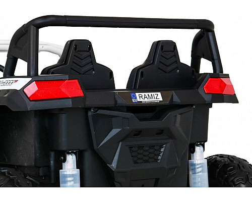 Дитяча акумуляторна машинка Баггі Strong Racing ATV для 2 дітей Біла Дитяча акумуляторна машинка Баггі Strong Racing ATV для 2 дітей Біла