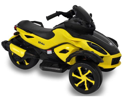 Дитячий електромотоцикл Spoko SP-610 жовтий Дитячий електромотоцикл Spoko SP-610 жовтий