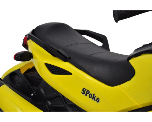 Дитячий електромотоцикл Spoko SP-610 жовтий Дитячий електромотоцикл Spoko SP-610 жовтий