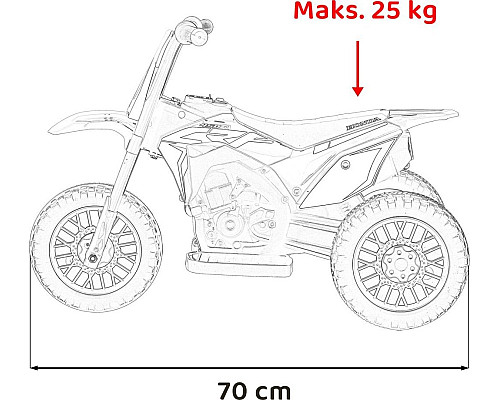 Дитячий акумуляторний мотоцикл Honda CRF 450R Дитячий акумуляторний мотоцикл Honda CRF 450R