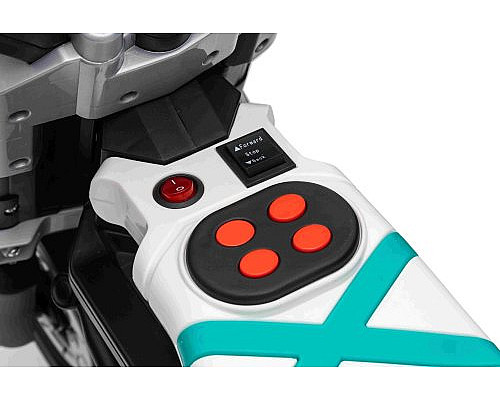 Дитячий акумуляторний мотоцикл Motorek Future 88 Білий Дитячий акумуляторний мотоцикл Motorek Future 88 Білий