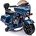 Дитячий акумуляторний мотоцикл Chopper INDIAN Синій