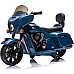Дитячий акумуляторний мотоцикл Chopper INDIAN Синій