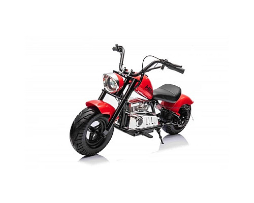 Дитячий акумуляторний мотоцикл Chopper Warrior Червоний