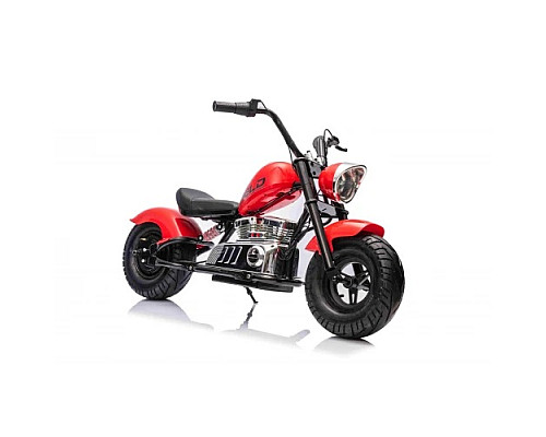 Дитячий акумуляторний мотоцикл Chopper Warrior Червоний