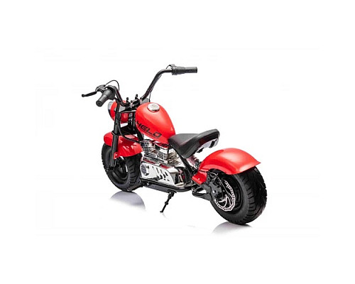 Дитячий акумуляторний мотоцикл Chopper Warrior Червоний